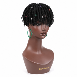 Travelstore Silky Straight Long Bob Wig — Natural Black Human Hair Blend