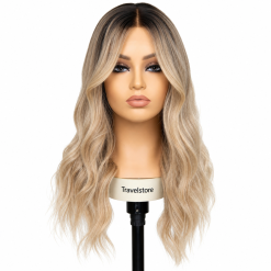 Travelstore Straight Lace Front Wig Red Color — 16 Inch Burgundy Red