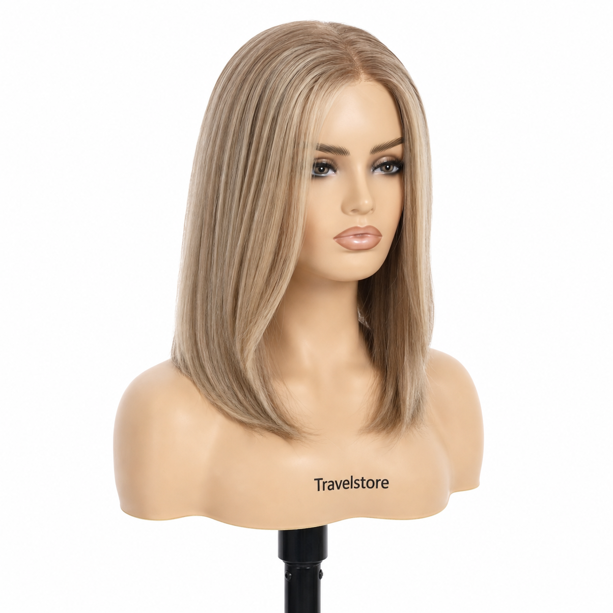 Travelstore Curly Lace Front Wig Ginger Orange — 18 Inch